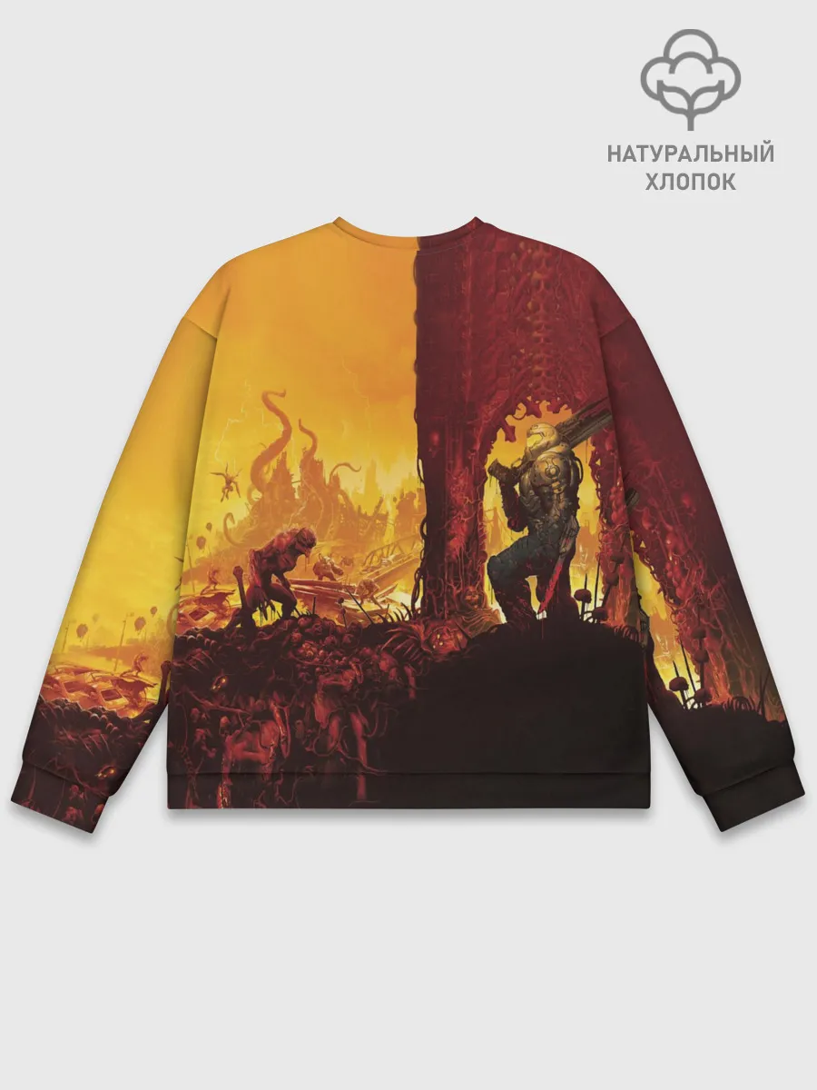 Мужской свитшот базовый / DOOM eternal 2020