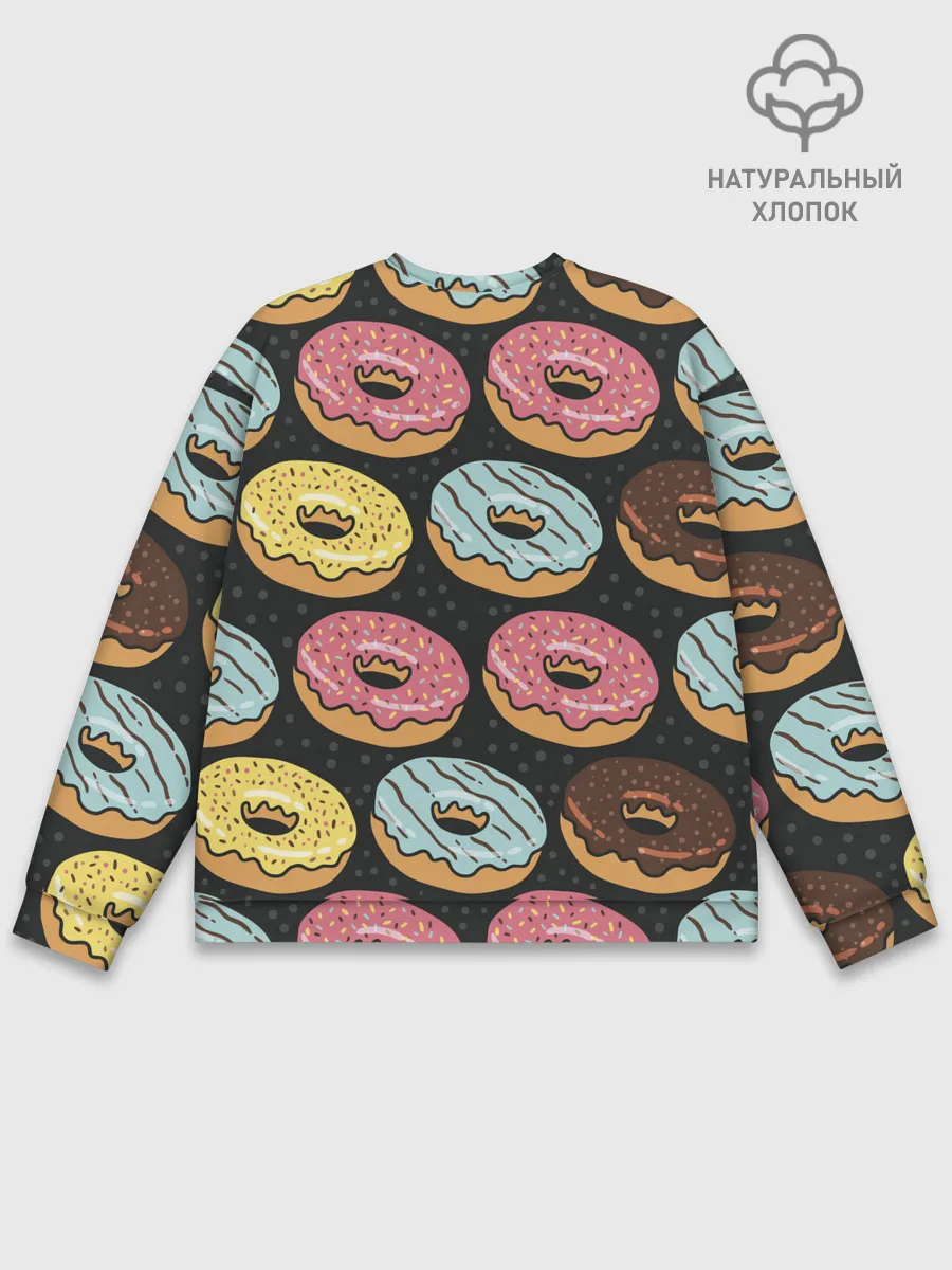 Мужской свитшот базовый / Сладкоежка