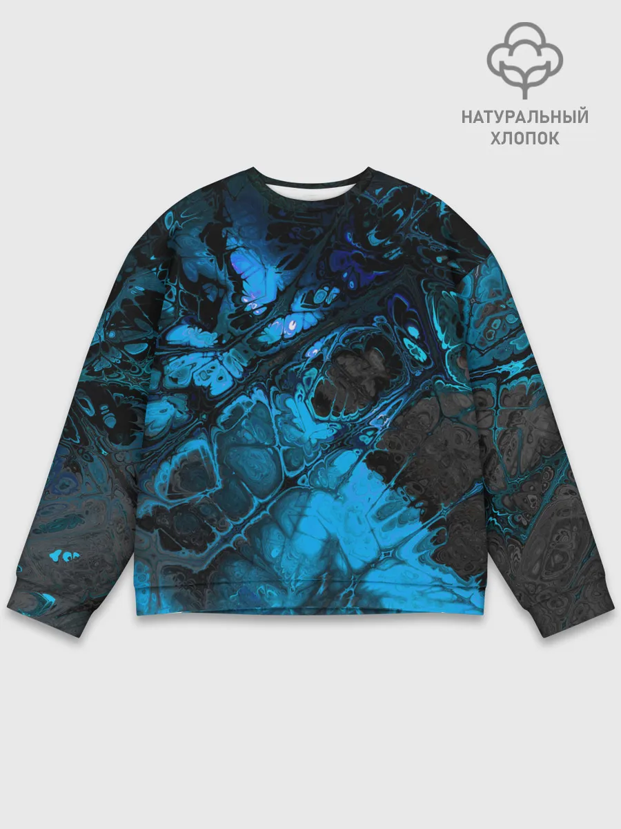 Мужской свитшот базовый / Nu abstracts art