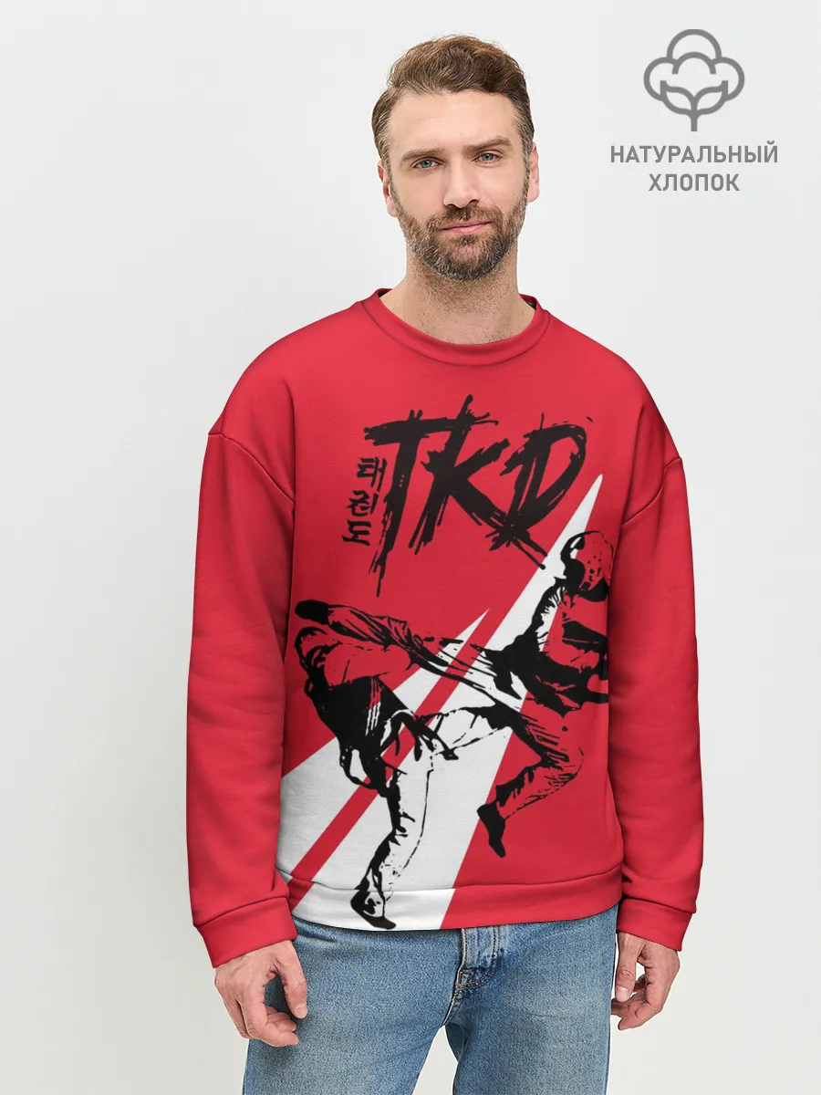 Мужской свитшот базовый / Taekwondo