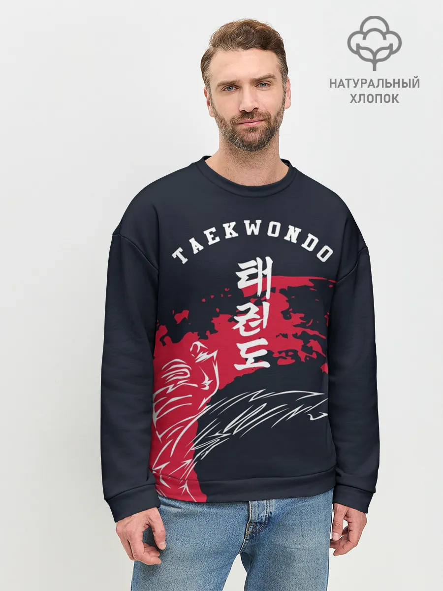 Мужской свитшот базовый / Тхэквондо