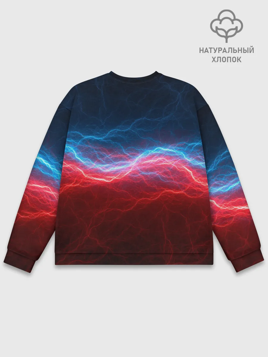 Мужской свитшот базовый / Огонь и лёд