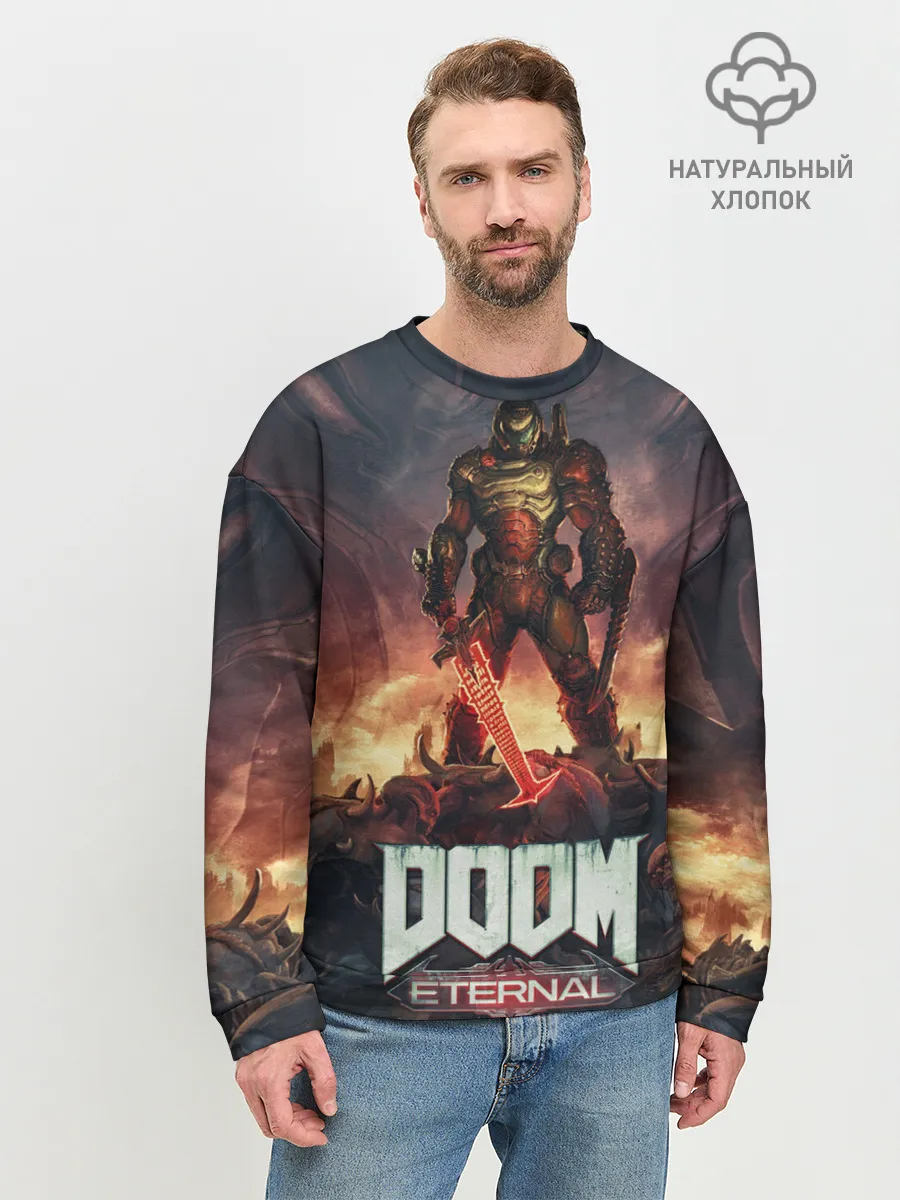 Мужской свитшот базовый / DOOM ETERNAL