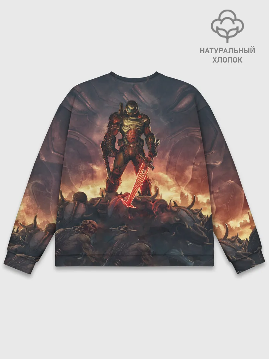 Мужской свитшот базовый / DOOM ETERNAL