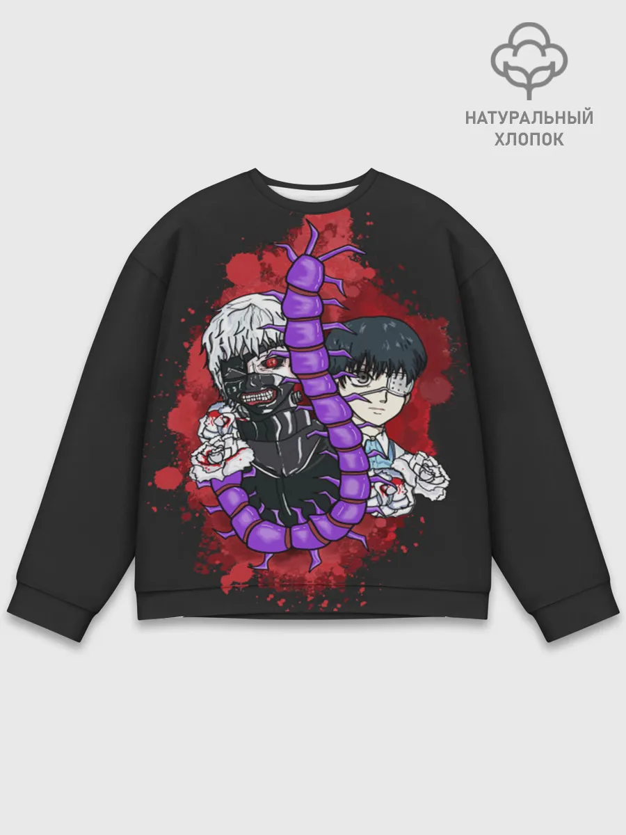 Мужской свитшот базовый / Токийский гуль