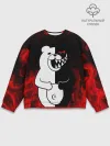 Мужской свитшот базовый / MONOKUMA В ПЛАМЕНИ / МОНОКУМА