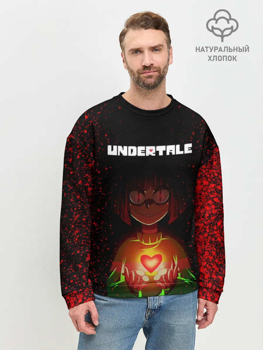 Мужской свитшот базовый / UNDERTALE CHARA