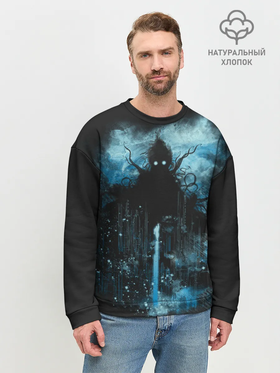 Мужской свитшот базовый / Ктулху