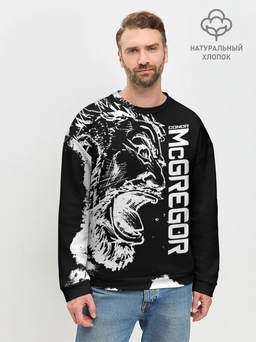 Мужской свитшот базовый / Конор МакГрегор