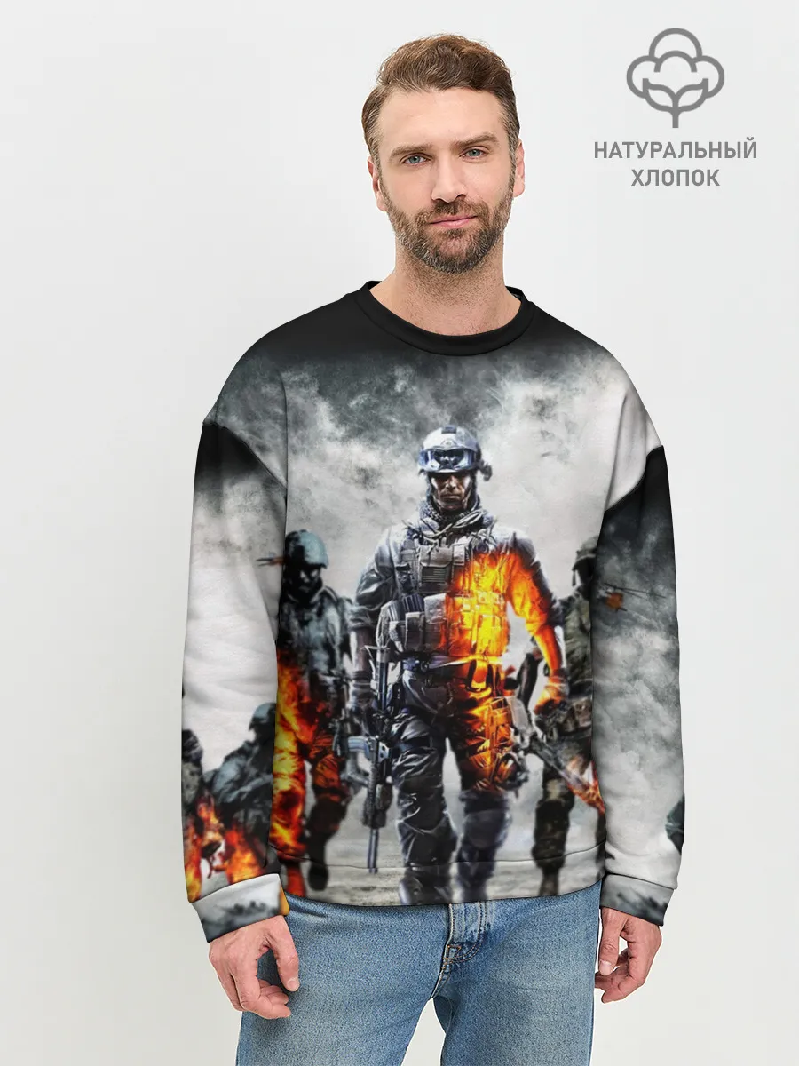Мужской свитшот базовый / Battlefield | Батлфилд