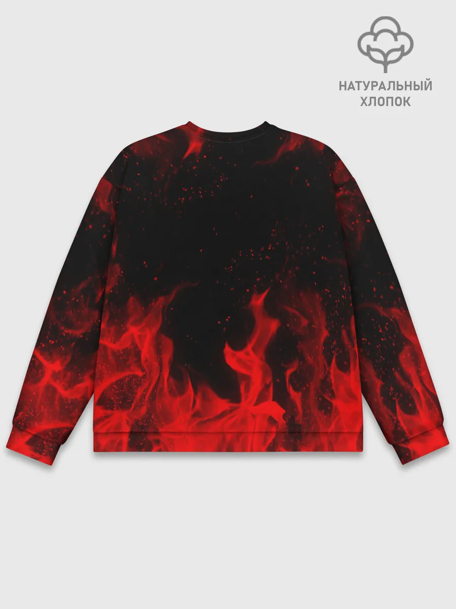 Мужской свитшот базовый / ВЕДЬМАК / THE WITCHER / ГЕРАЛЬТ | ВОЛК WOLF