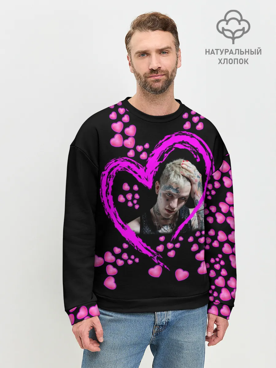 Мужской свитшот базовый / Lil Peep