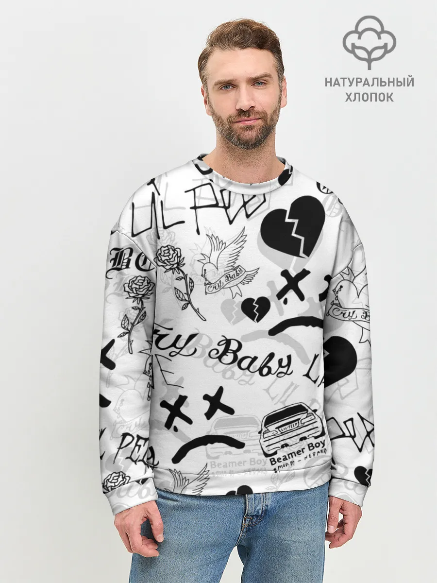 Мужской свитшот базовый / LIL PEEP