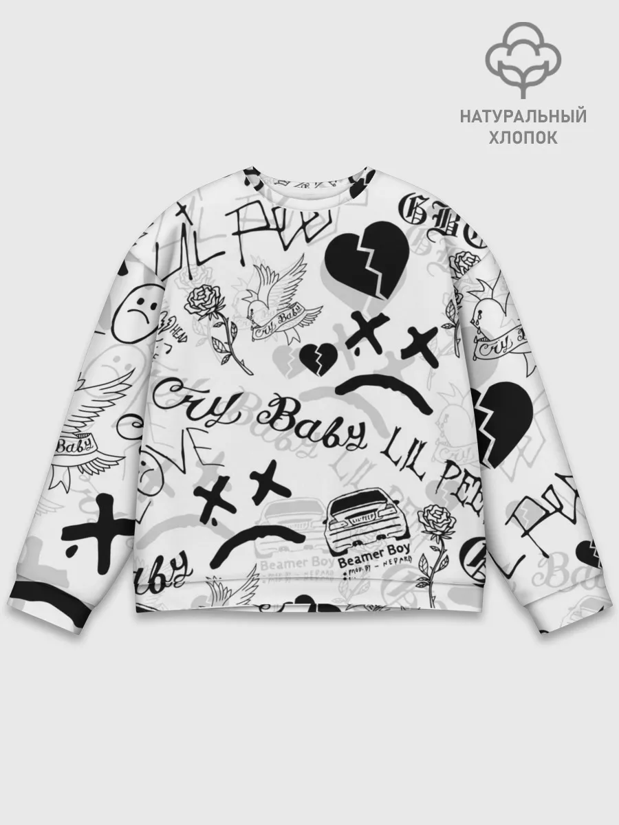 Мужской свитшот базовый / LIL PEEP