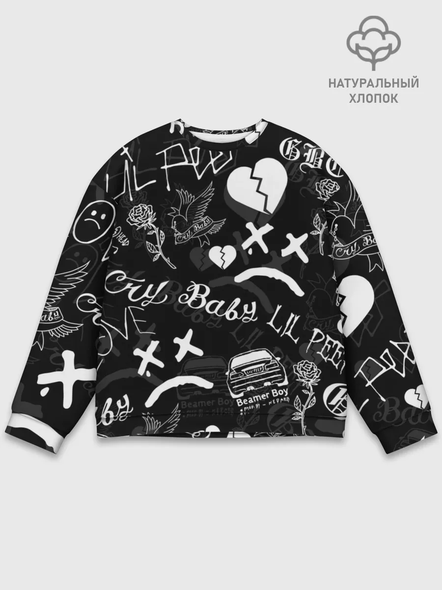 Мужской свитшот базовый / LIL PEEP