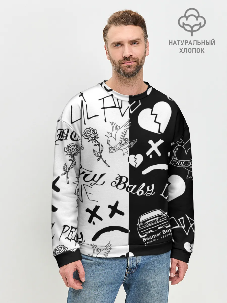 Мужской свитшот базовый / LIL PEEP