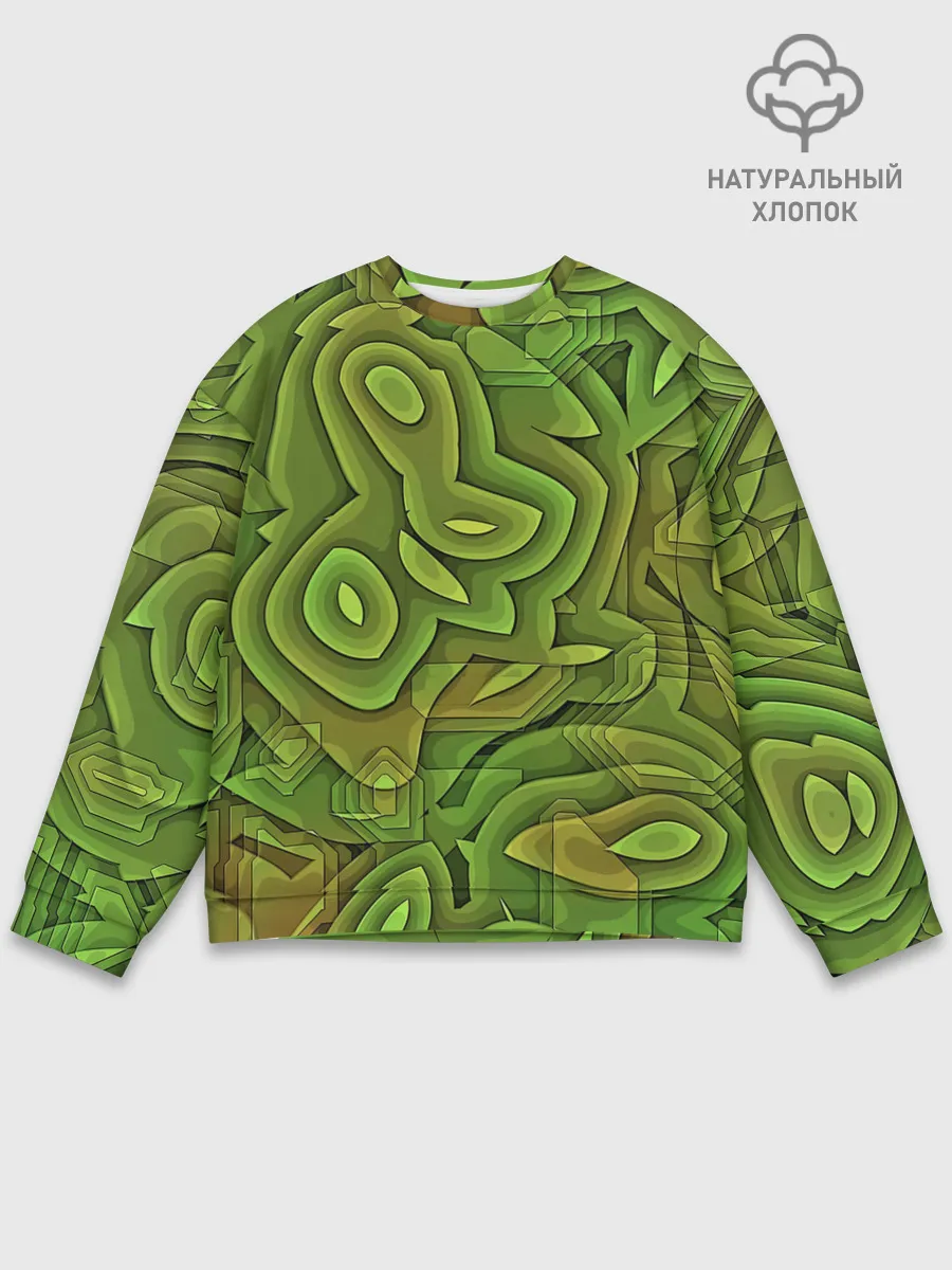Мужской свитшот базовый / Необычный камуфляж