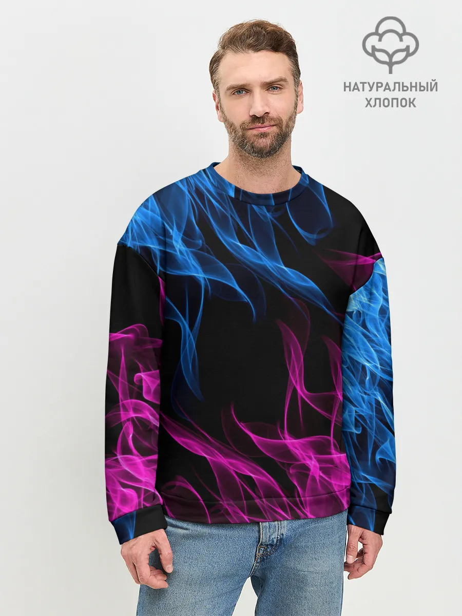 Мужской свитшот базовый / БИТВА ОГНЕЙ