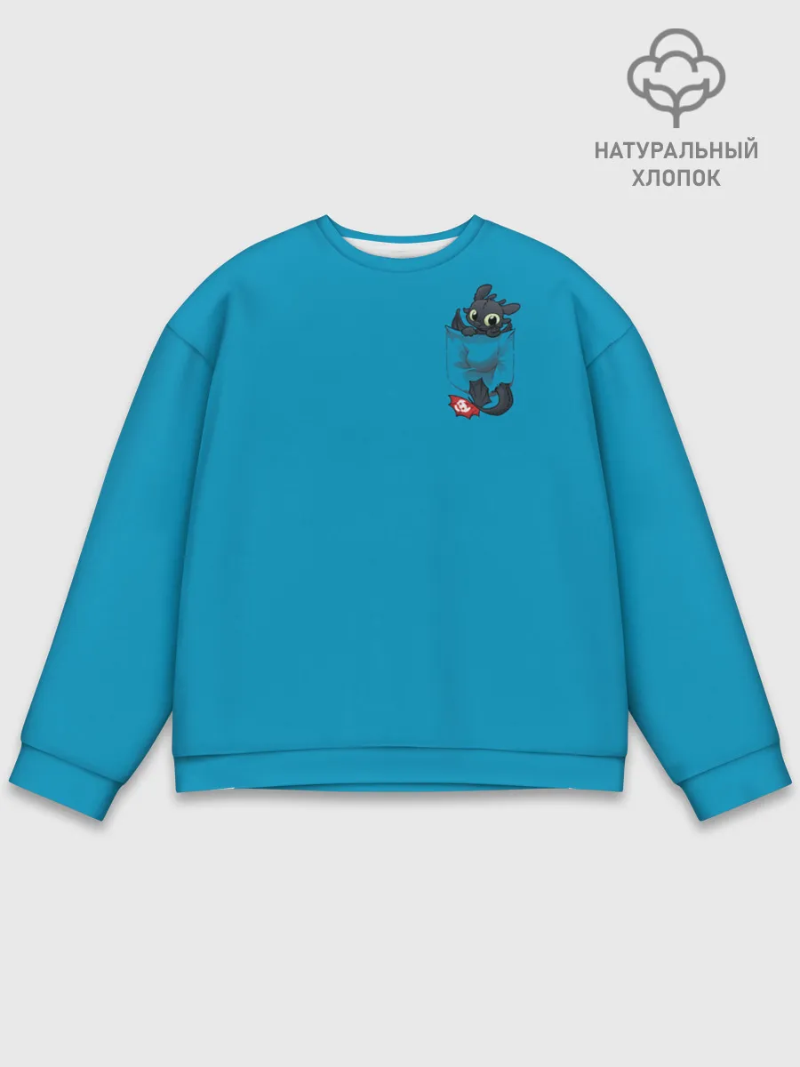 Мужской свитшот базовый / Как приручить дракона