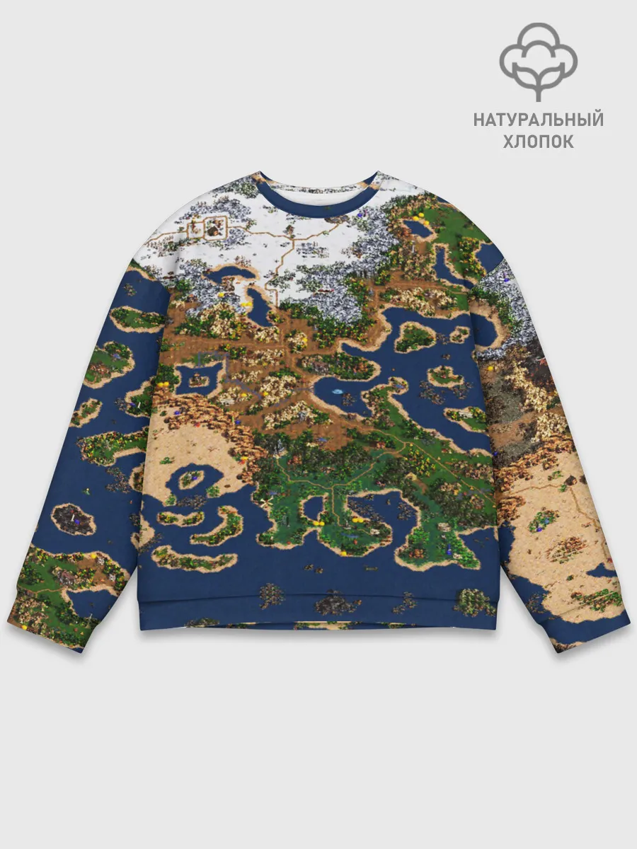 Мужской свитшот базовый / HEROES 3 КАРТА