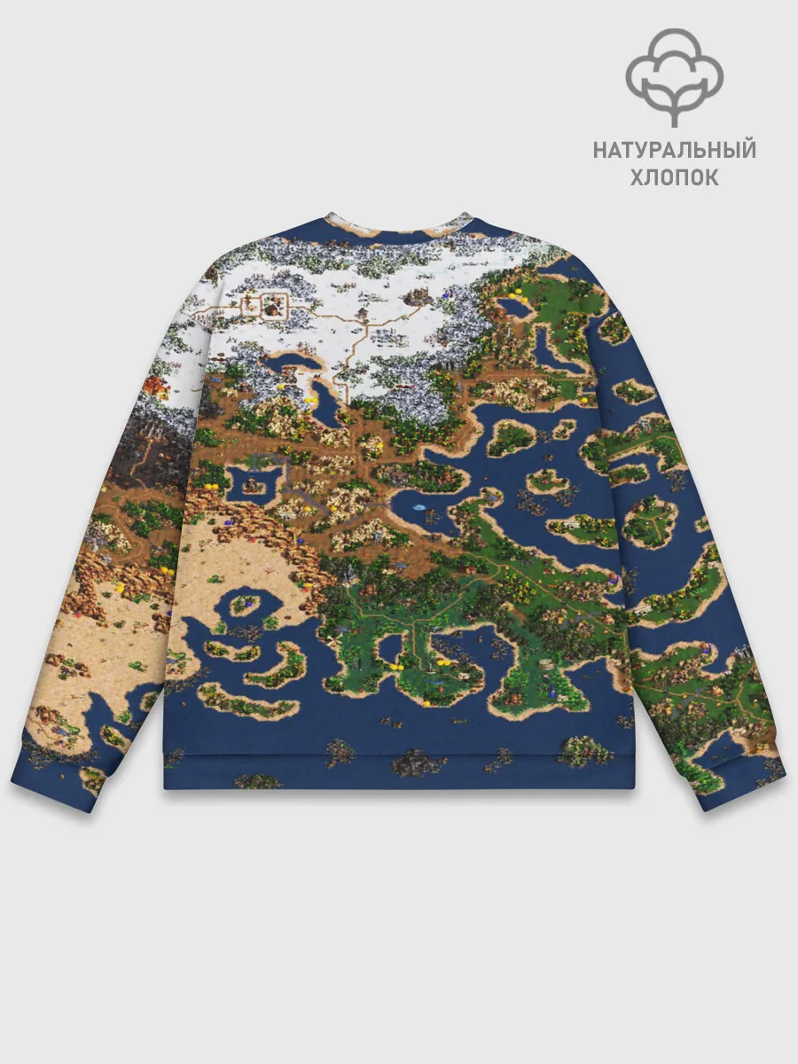 Мужской свитшот базовый / HEROES 3 КАРТА