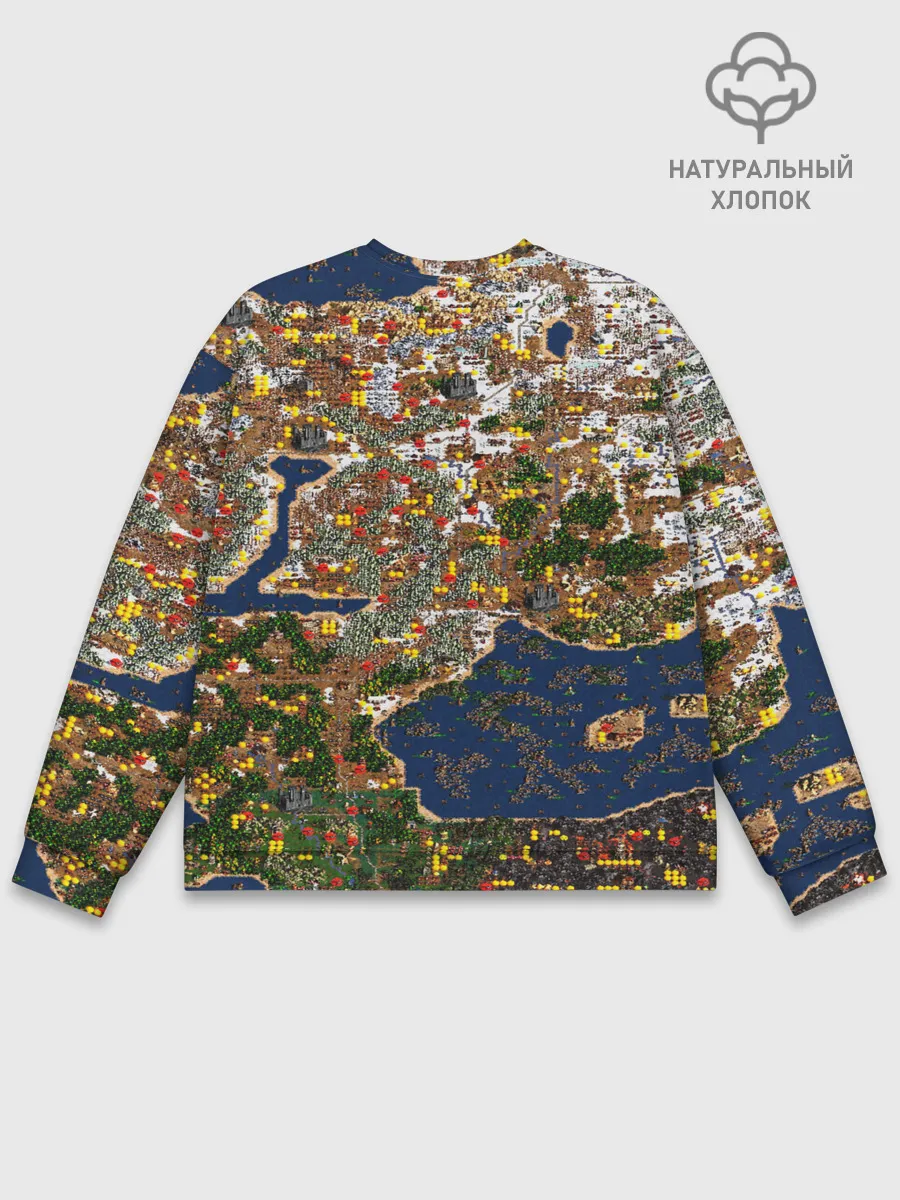 Мужской свитшот базовый / Герои 3 Карта