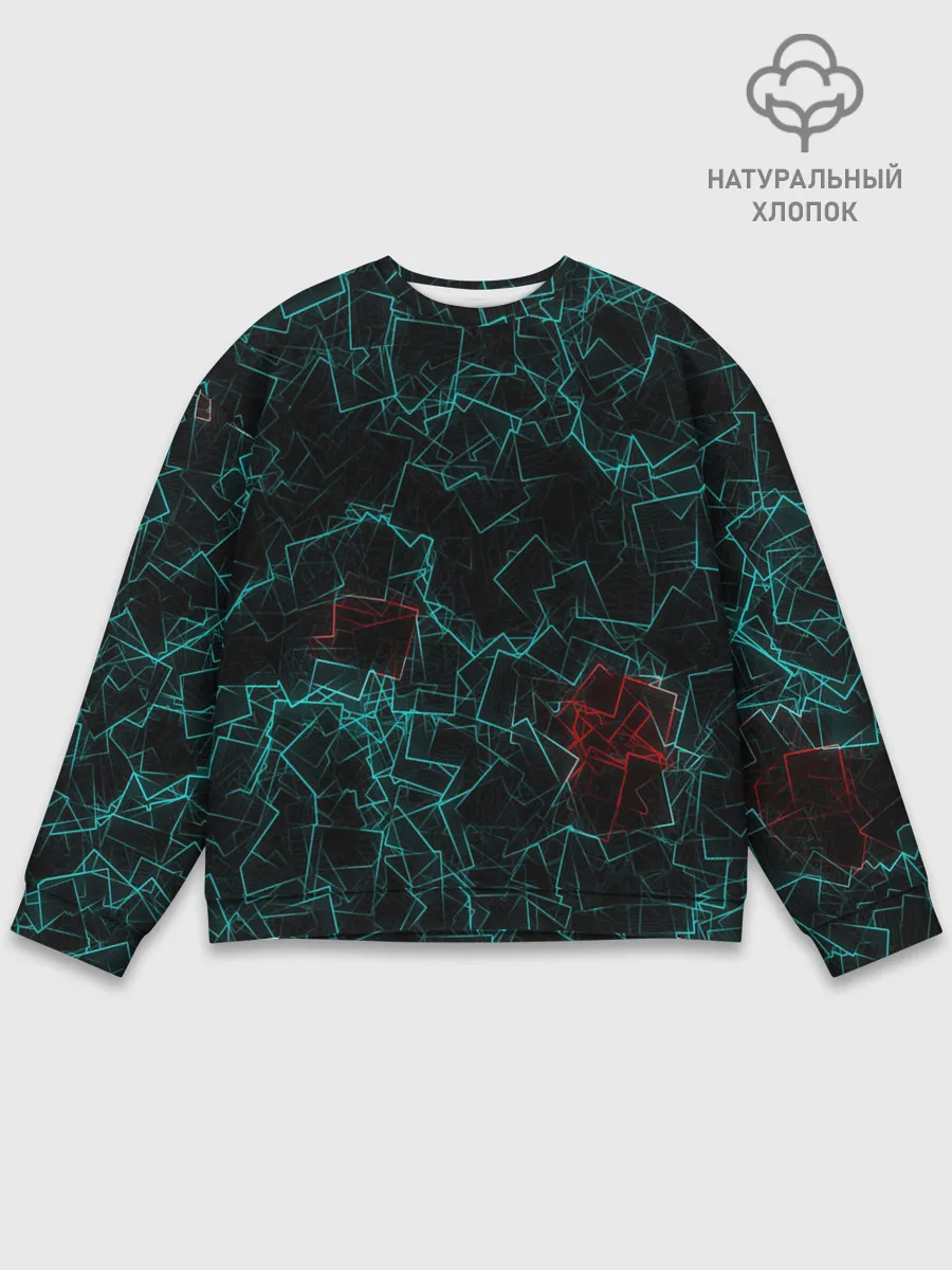 Мужской свитшот базовый / текстура