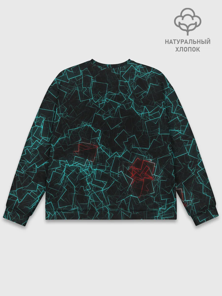 Мужской свитшот базовый / текстура