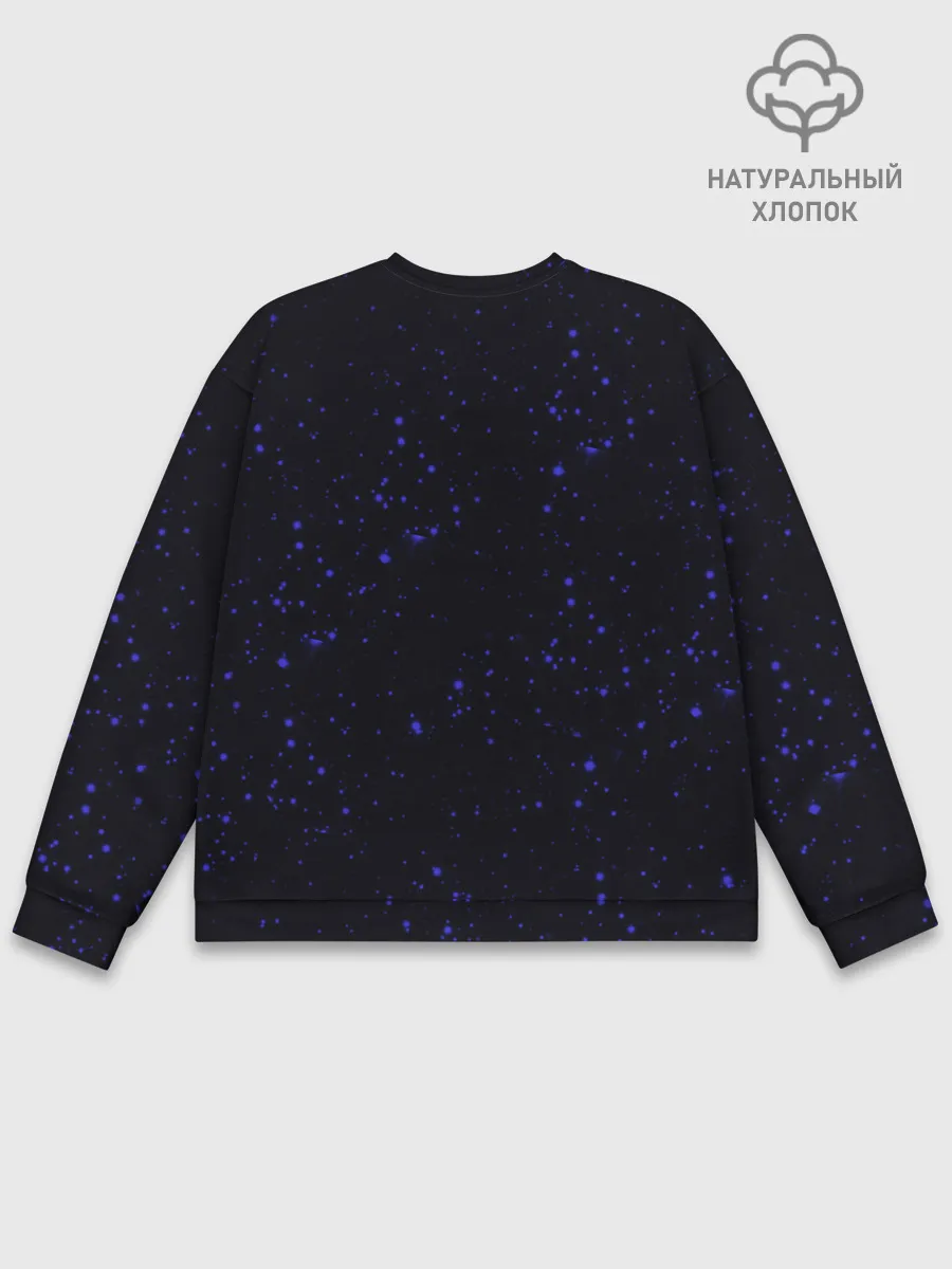 Мужской свитшот базовый / Бабочки в космосе