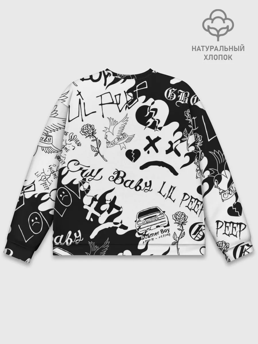 Мужской свитшот базовый / LIL PEEP | ЛИЛ ПИП