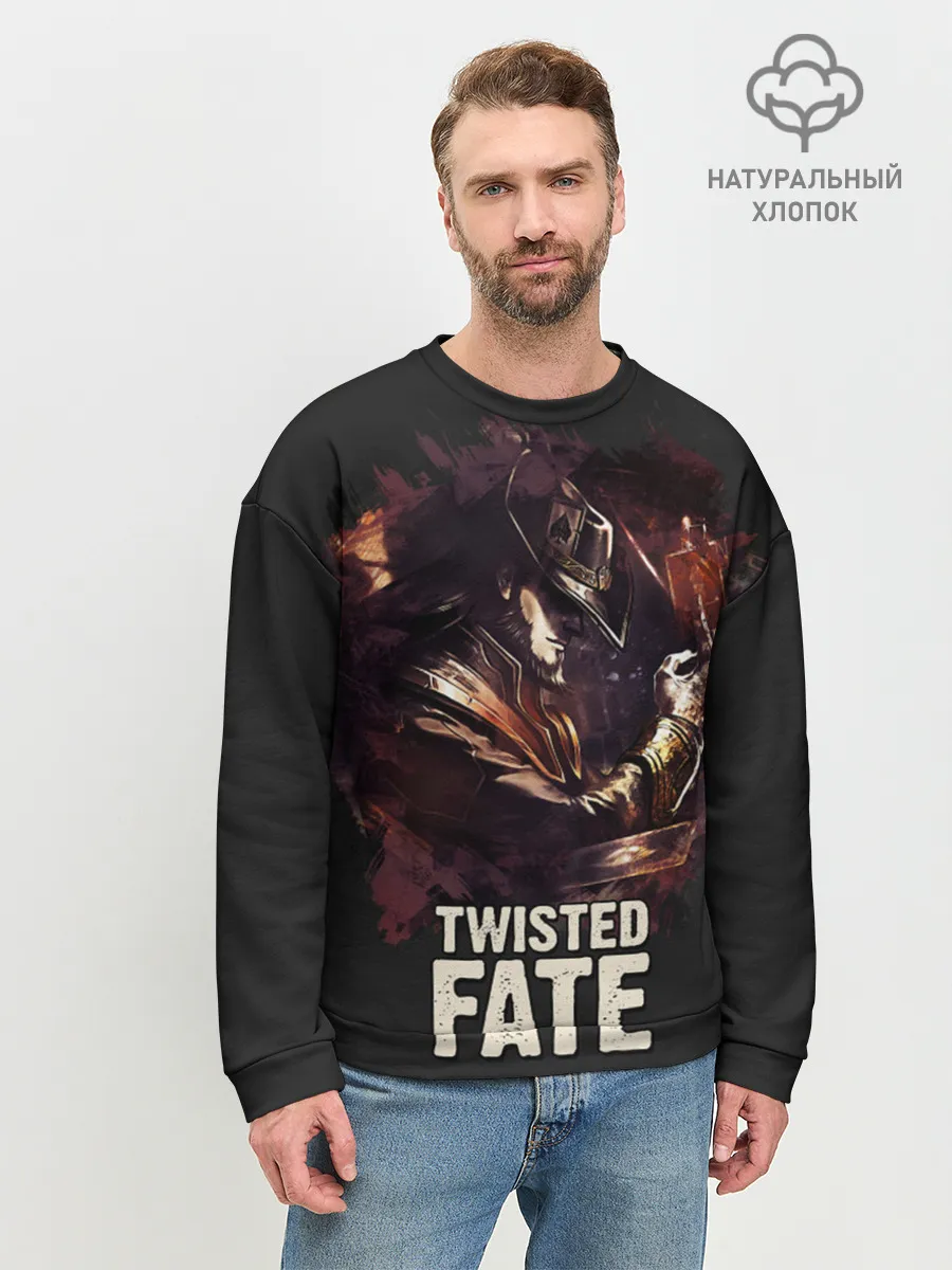 Мужской свитшот базовый / Twisted Fate