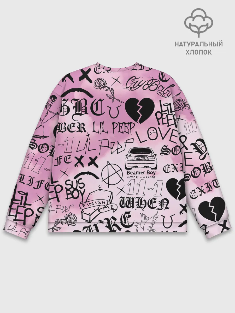 Мужской свитшот базовый / LIL PEEP.