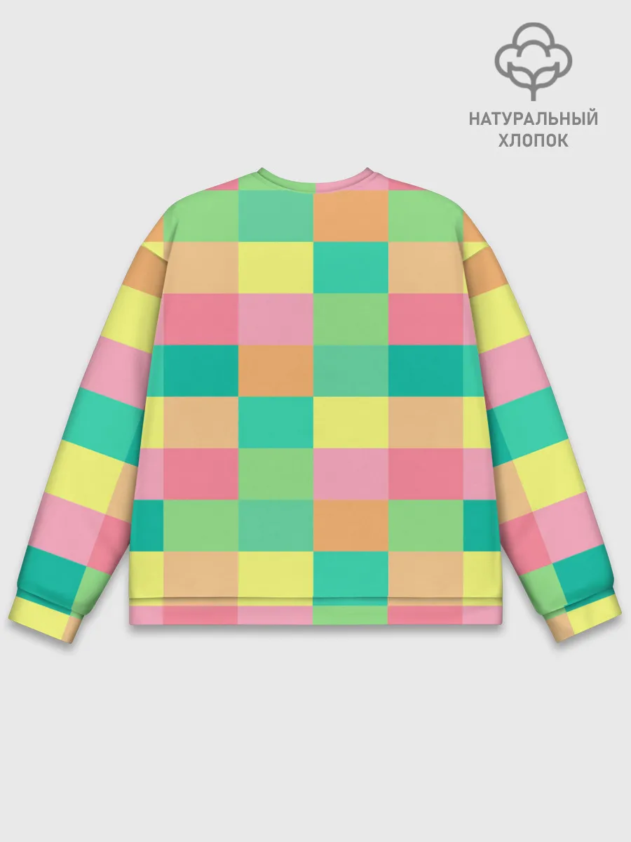 Мужской свитшот базовый / Кубик Рубика