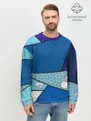 Мужской свитшот базовый / Finn&Jake. Geometric