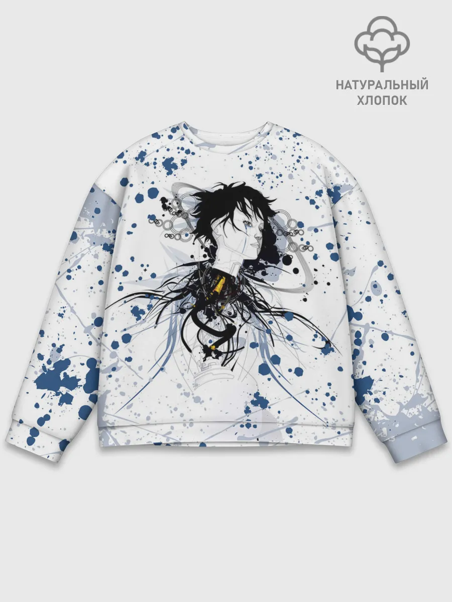 Мужской свитшот базовый / Призрак в доспехах