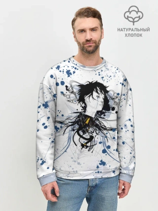 Мужской свитшот базовый / Призрак в доспехах
