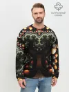 Мужской свитшот базовый / ФРАКТАЛЬНЫЙ ОПТИЧЕСКИЙ УЗОР