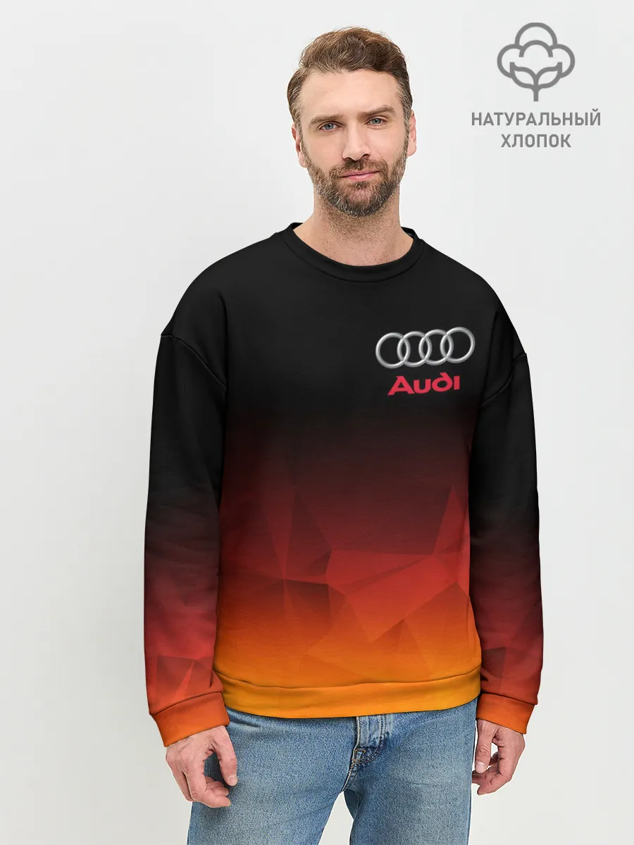 Мужской свитшот базовый / AUDI | АУДИ
