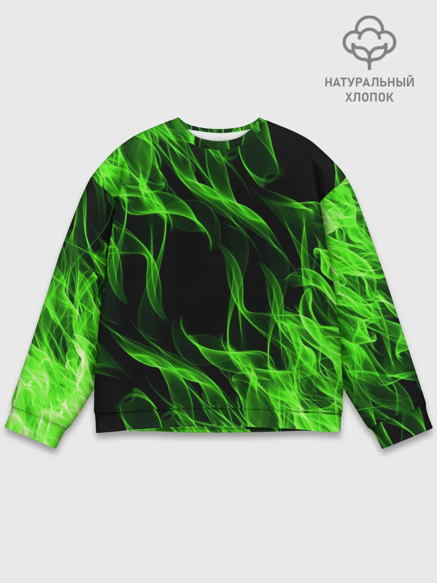 Мужской свитшот базовый / TOXIC FLAME