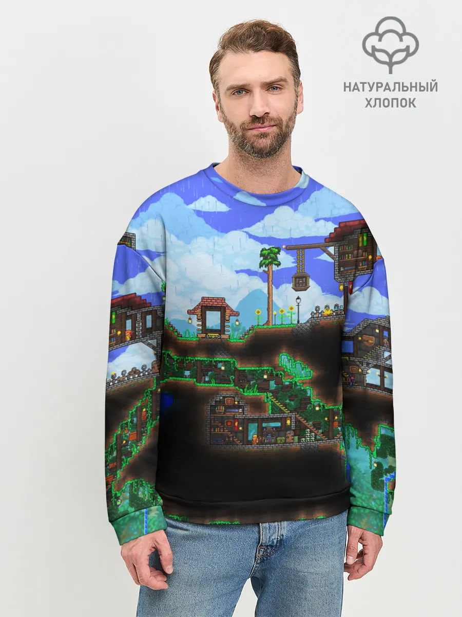 Мужской свитшот базовый / TERRARIA