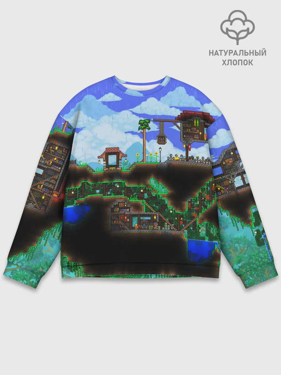 Мужской свитшот базовый / TERRARIA