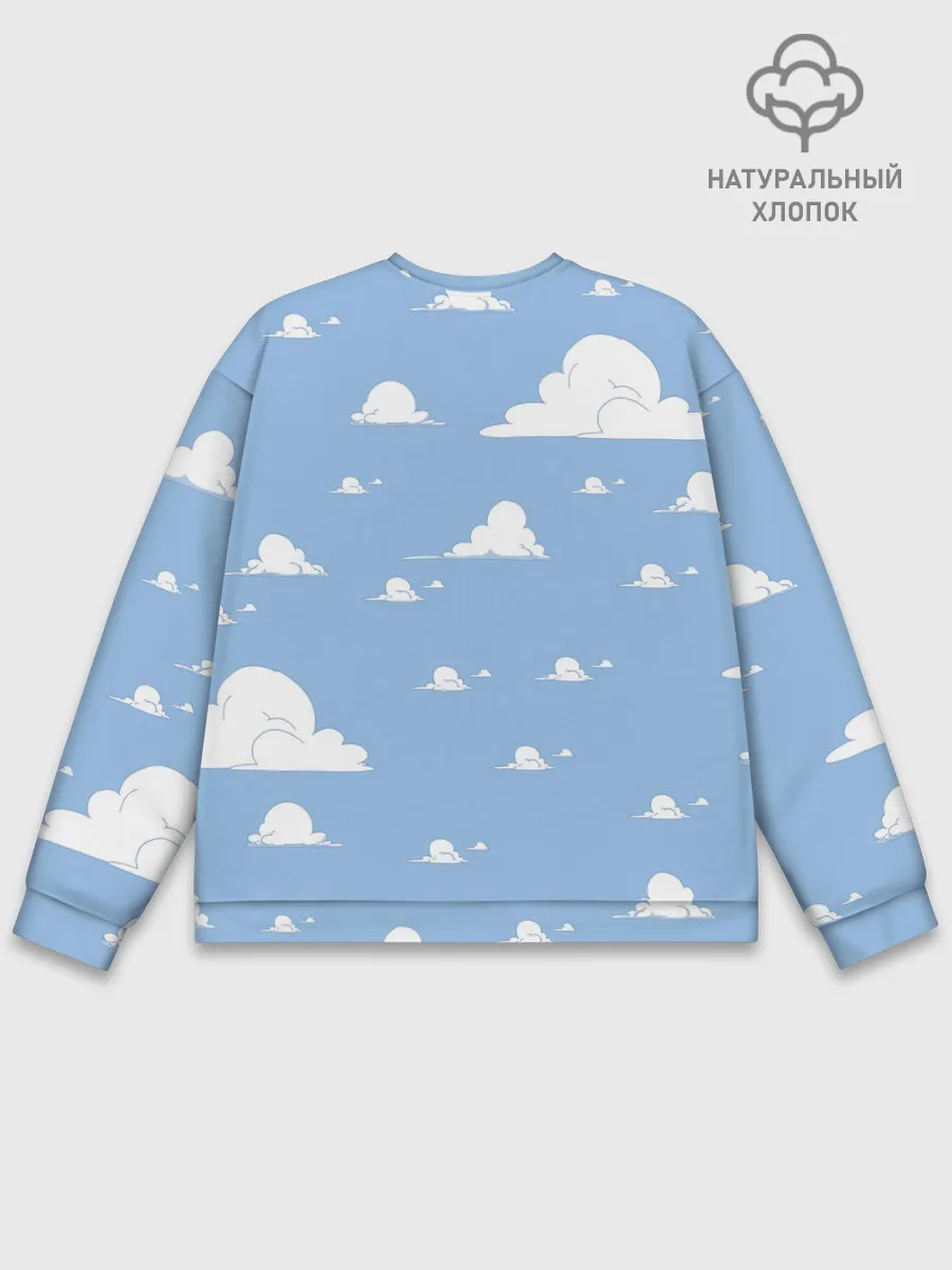 Мужской свитшот базовый / Время Приключений