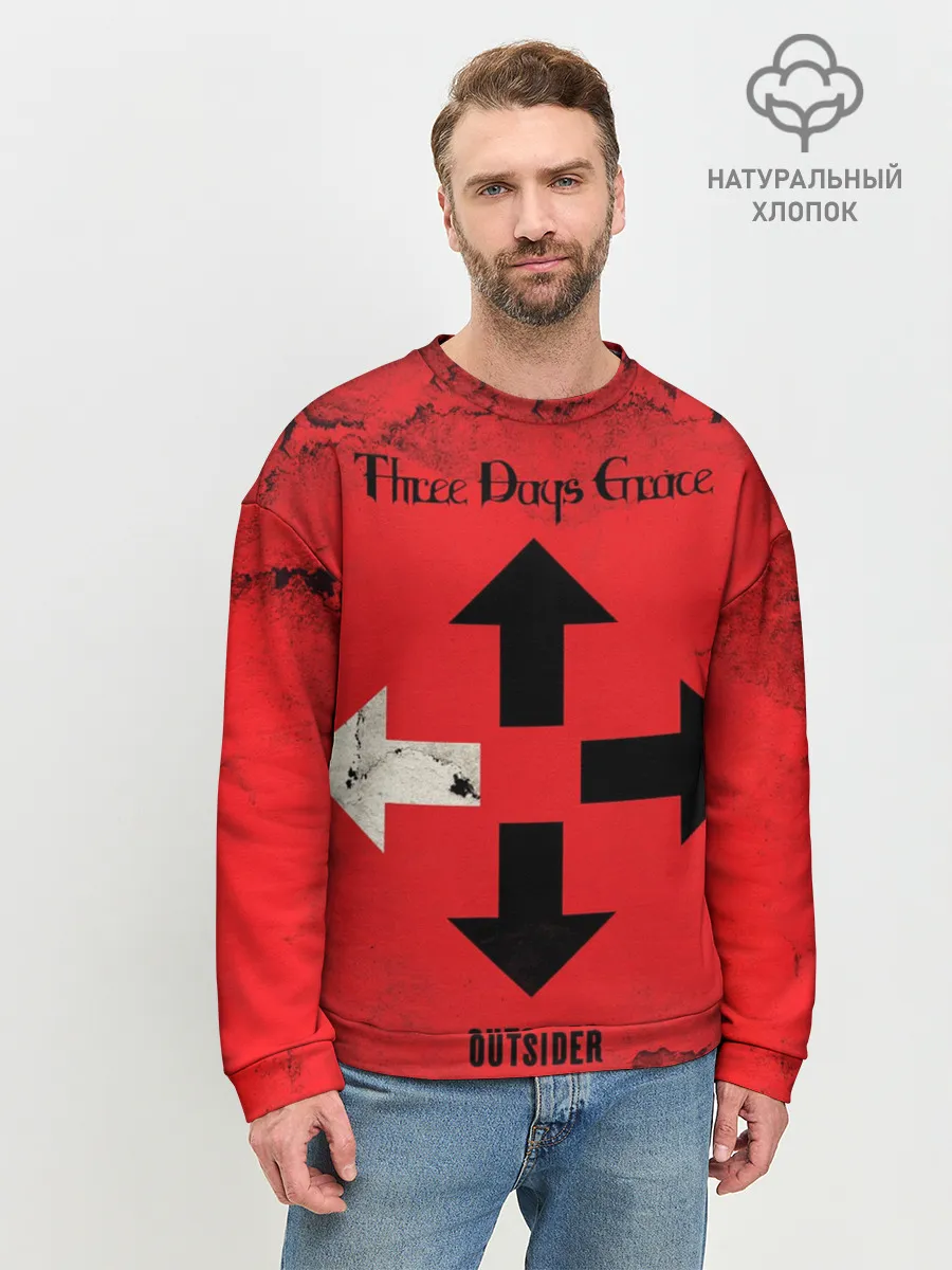 Мужской свитшот базовый / Three Days Grace