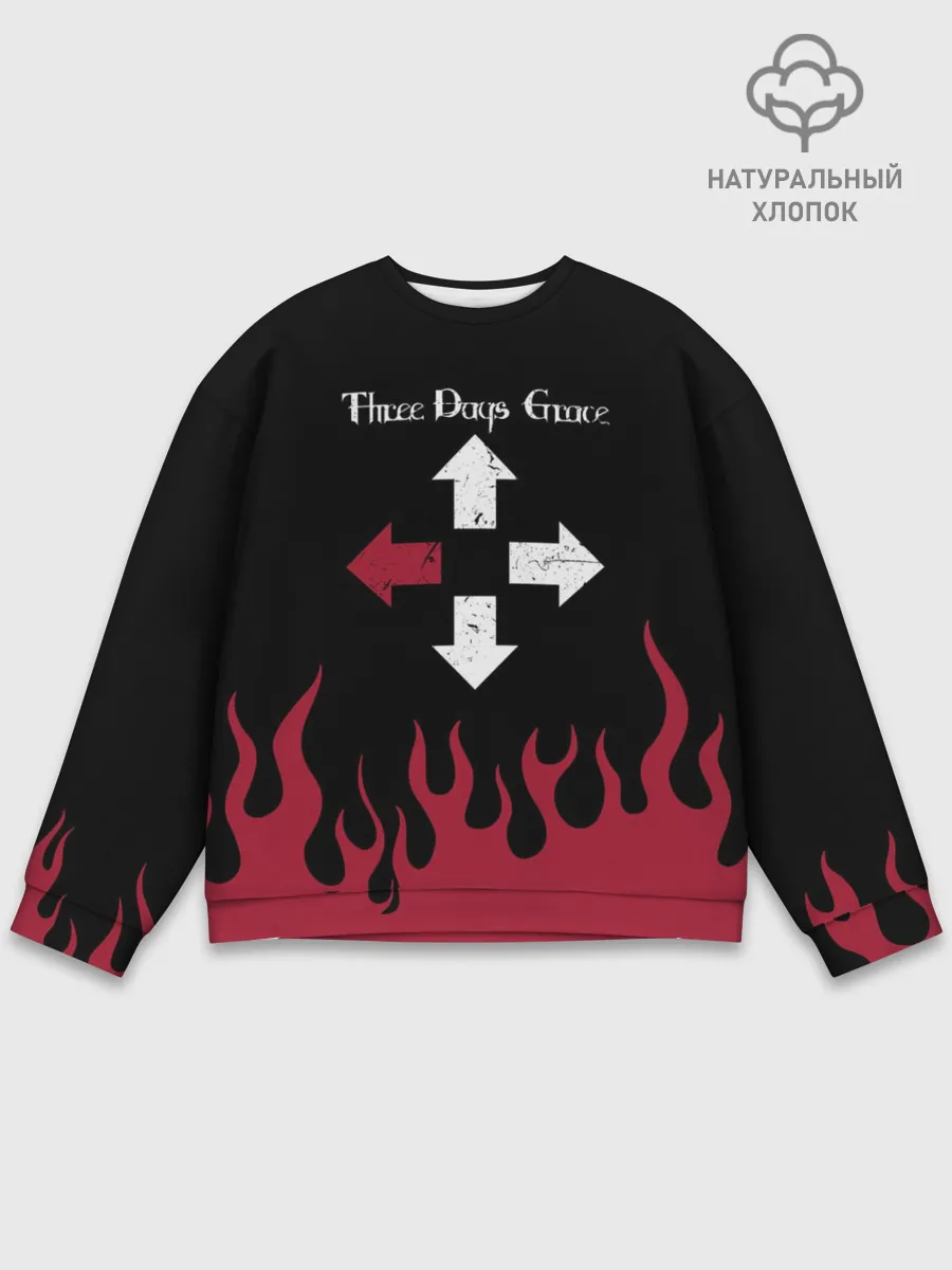 Мужской свитшот базовый / Three Days Grace