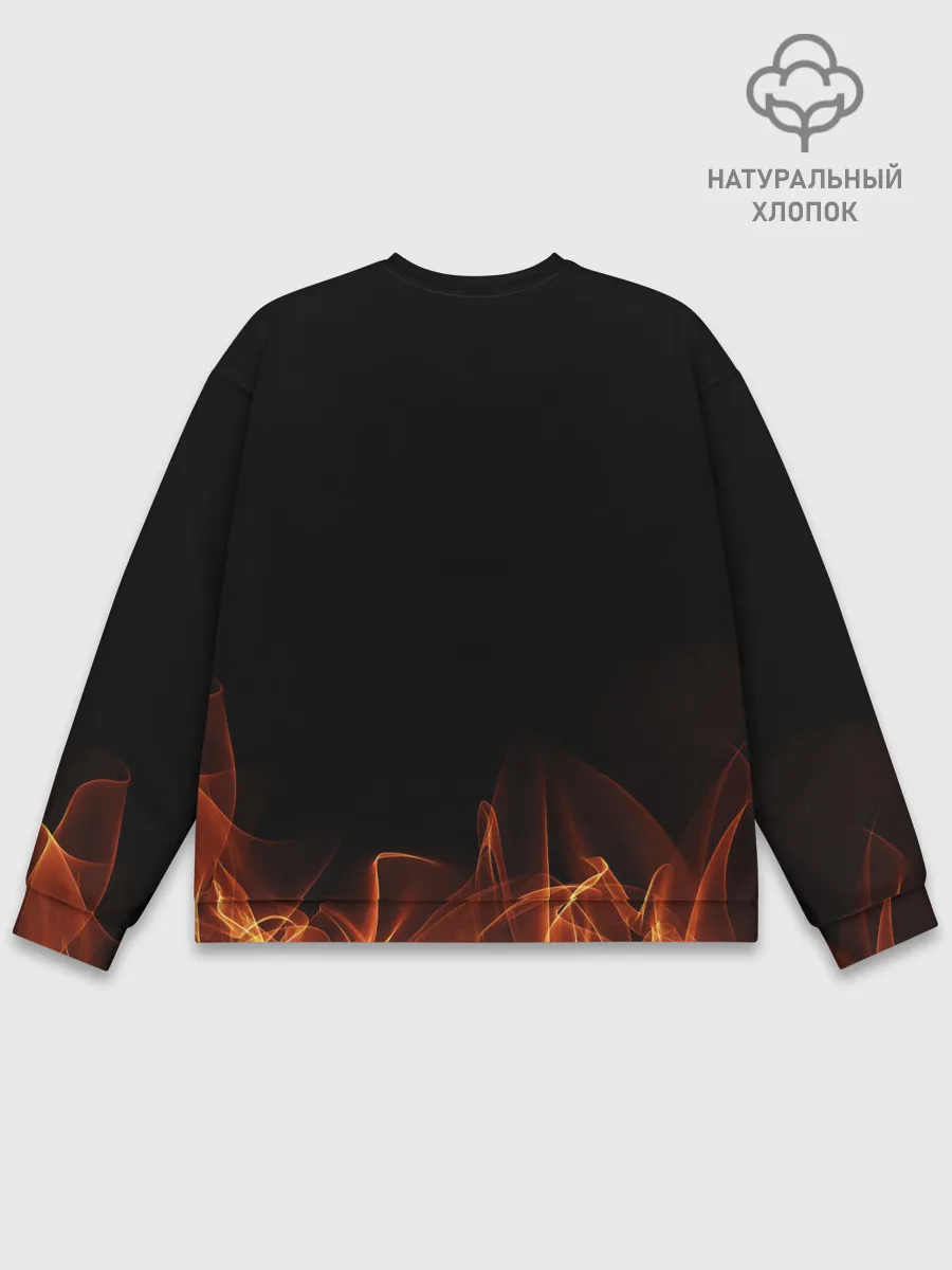 Мужской свитшот базовый / Горячее сердце