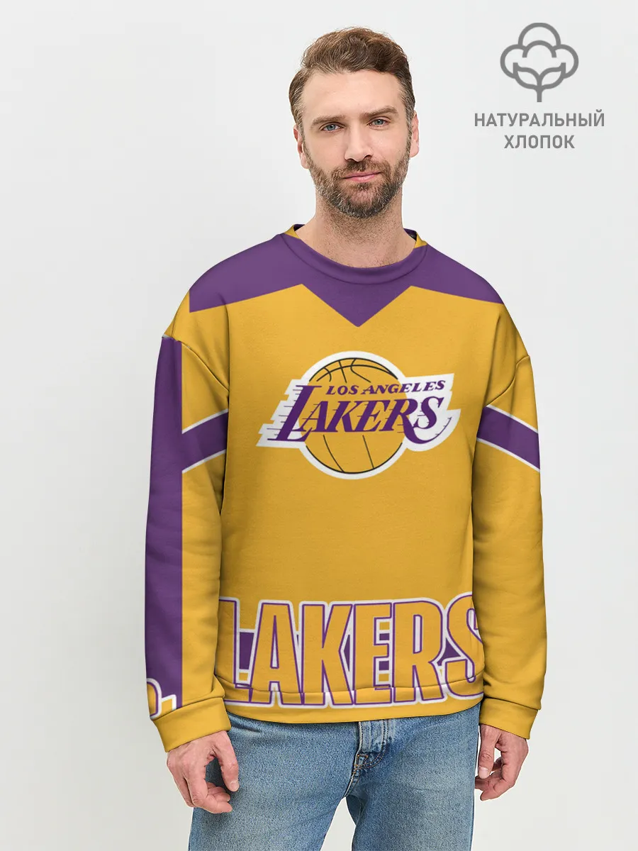 Мужской свитшот базовый / Los Angeles Lakers