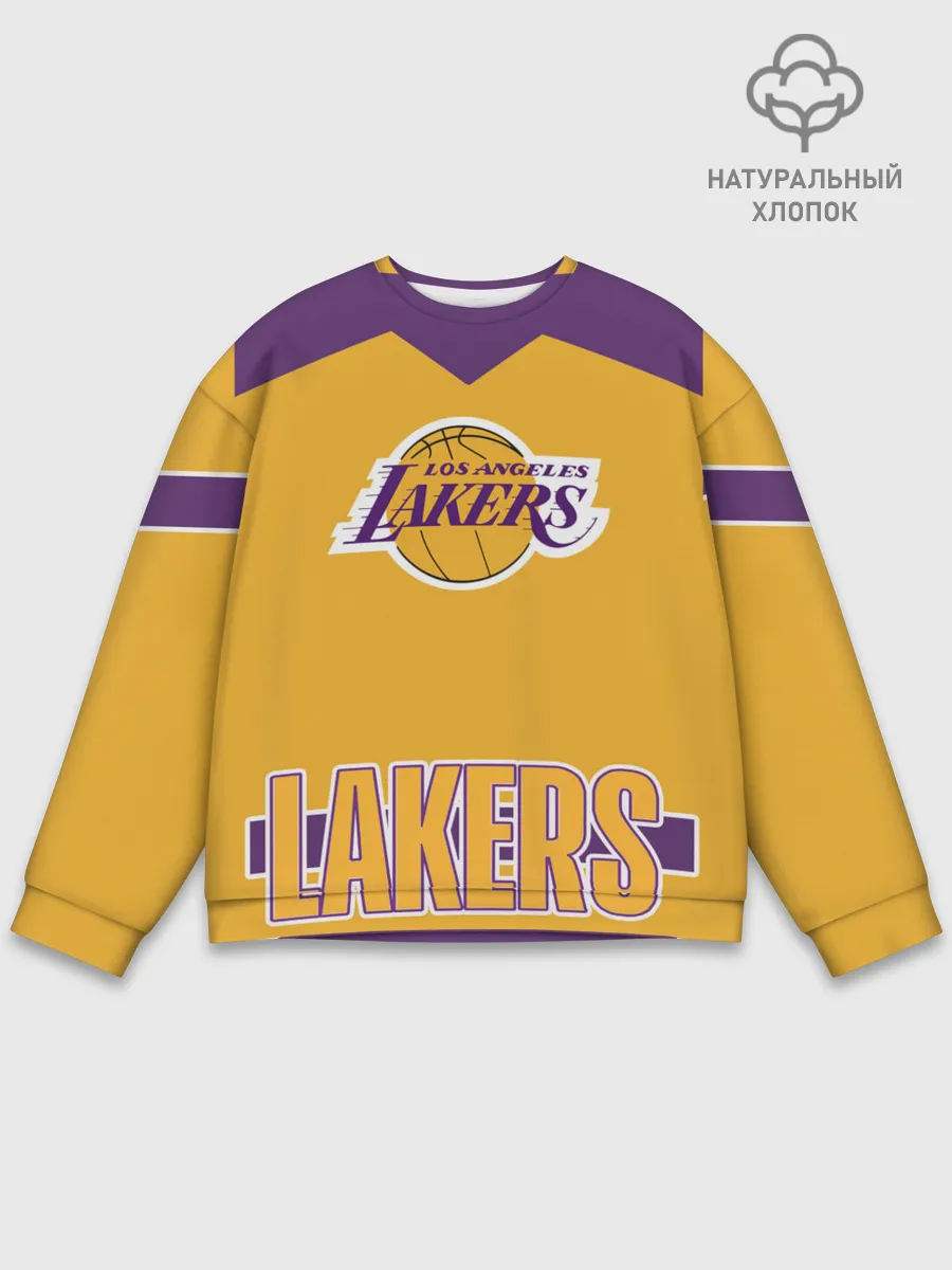 Мужской свитшот базовый / Los Angeles Lakers