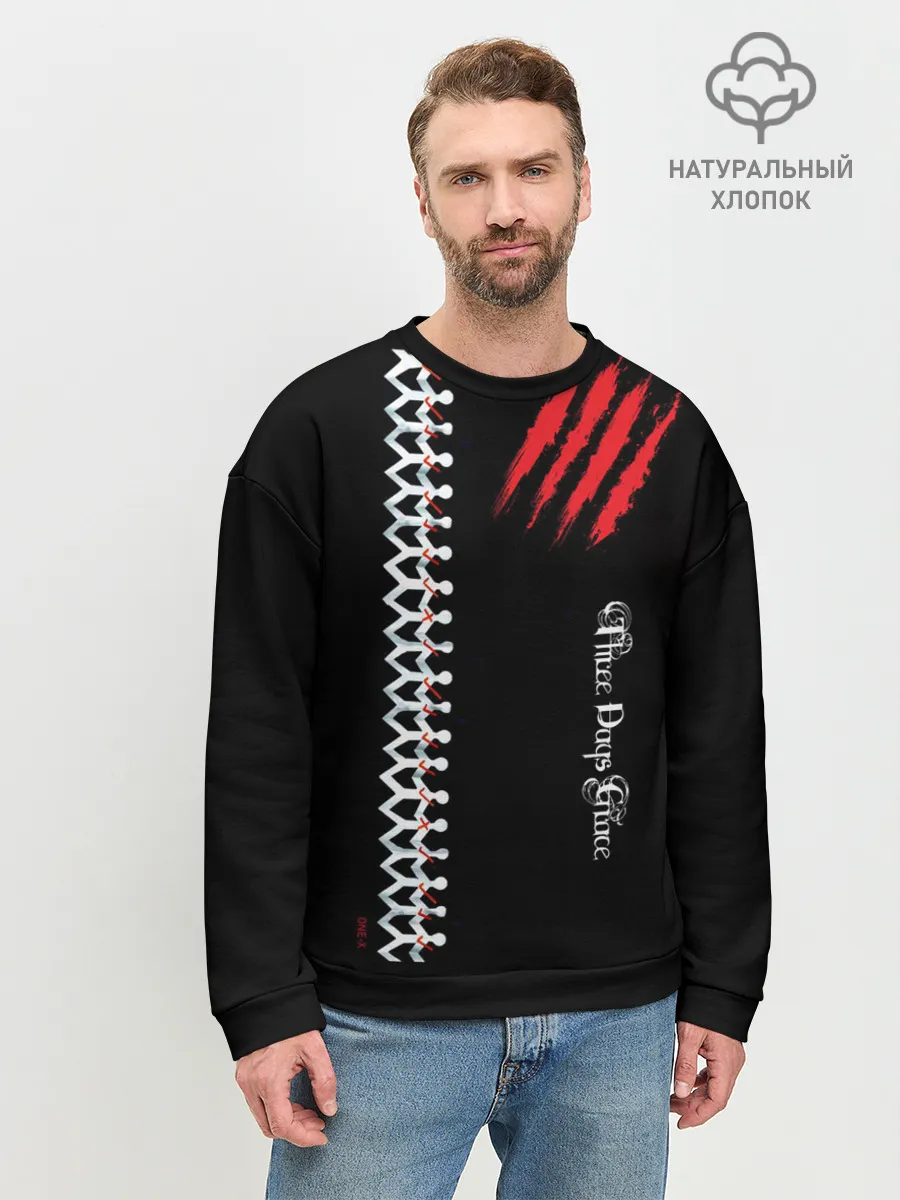 Мужской свитшот базовый / Three Days Grace