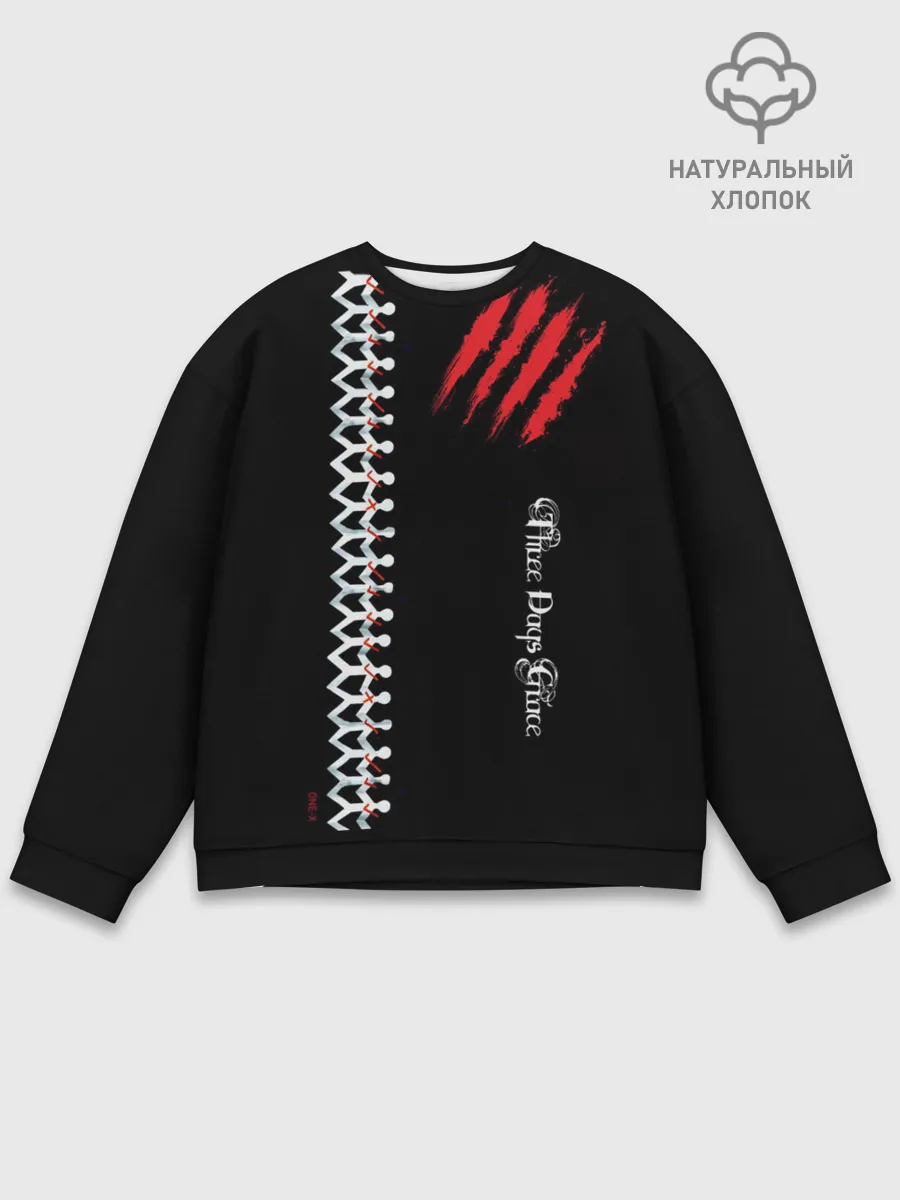 Мужской свитшот базовый / Three Days Grace