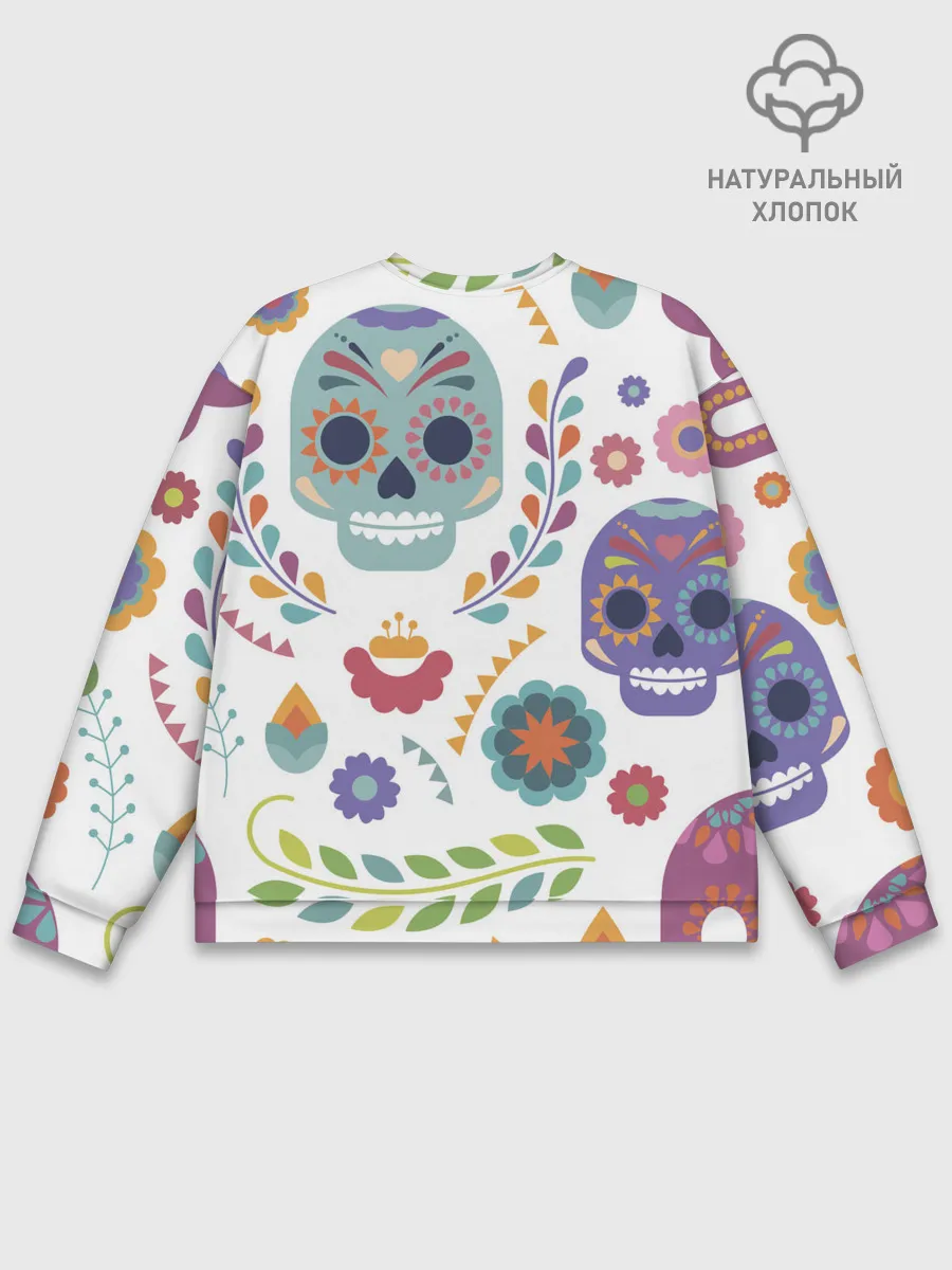 Мужской свитшот базовый / Мексиканские мотивы